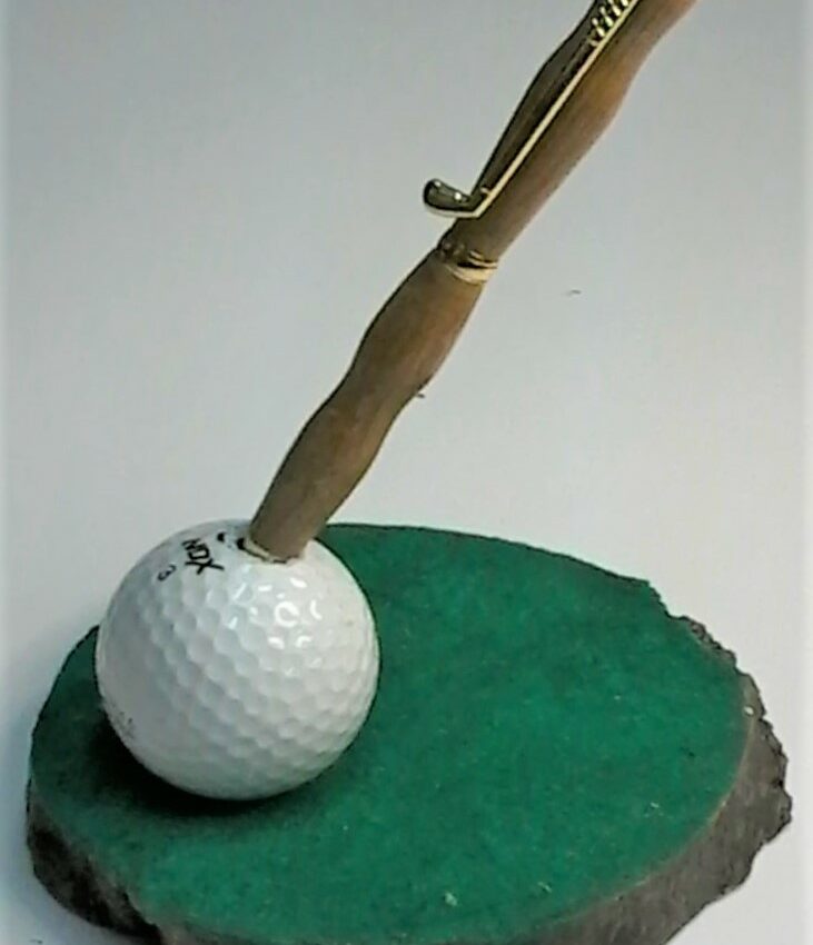 Golf Ball Pen & Holder