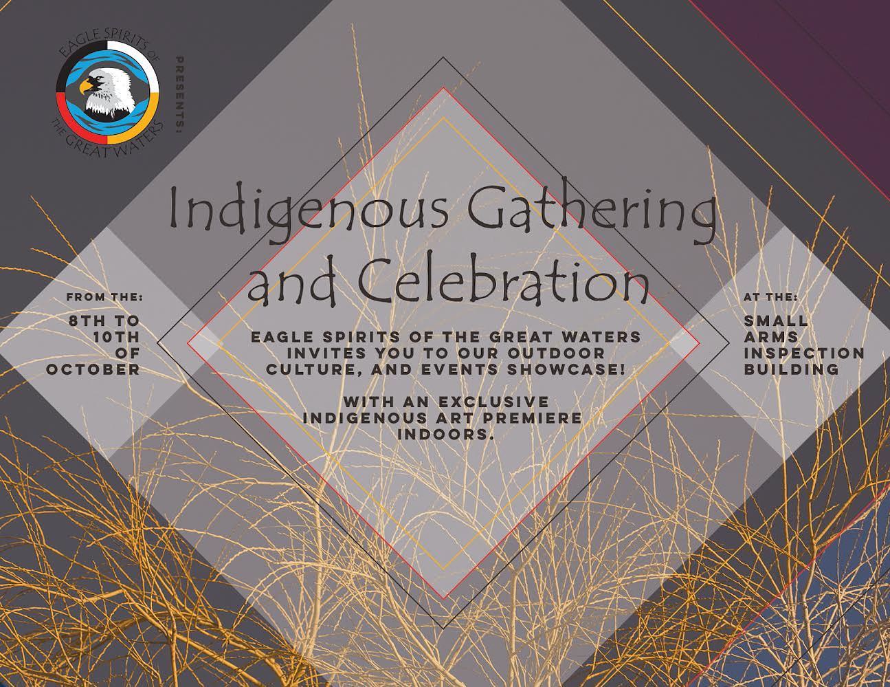 Indigenous Gathering & Celebration, October 8th-10th - Sauga Arts HUB