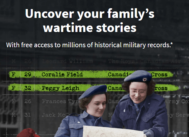 Ancestry.ca makes thousands of war images available for Remembrance Day