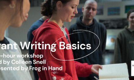 Grant Writing Basics by Frog in Hand is BACK!