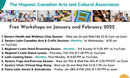 WORKSHOPS with Hispanic Canadian Arts & Culture Association