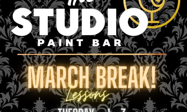 Check out The Studio Paint Bar’s March Break Events!