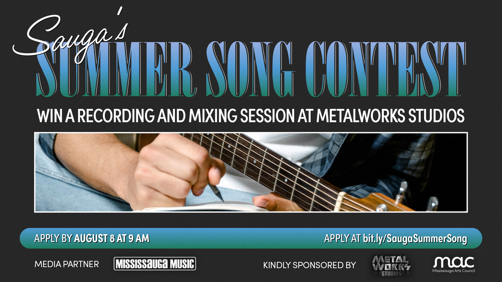Call for Submissions – Sauga’s Summer Song Contest