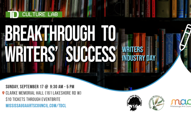 Get a FULL day of exclusive writing industry knowledge with TD Culture Lab: Breakthrough to Writers’ Success