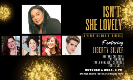 Liberty Silver comes to Oakville Centre for the Performing Arts October 6, 2023