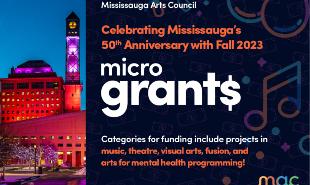 Mississauga Arts Council Celebrates Mississauga’s 50th Anniversary with new Fall 2023 MicroGrants