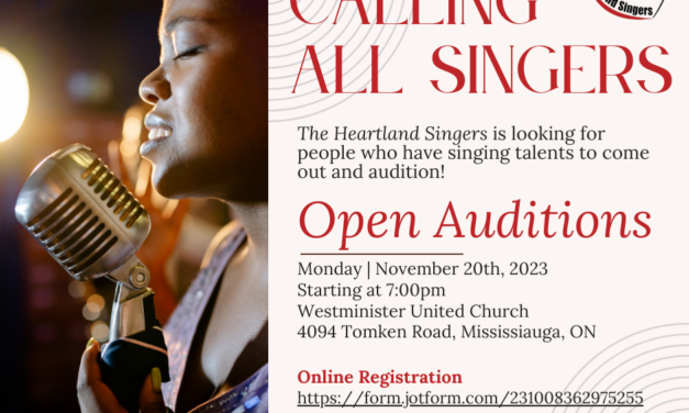 Call for Singers – The Heartland Singers