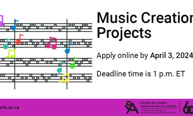 Music Creation Projects is now open for applications – Ontario Arts Council