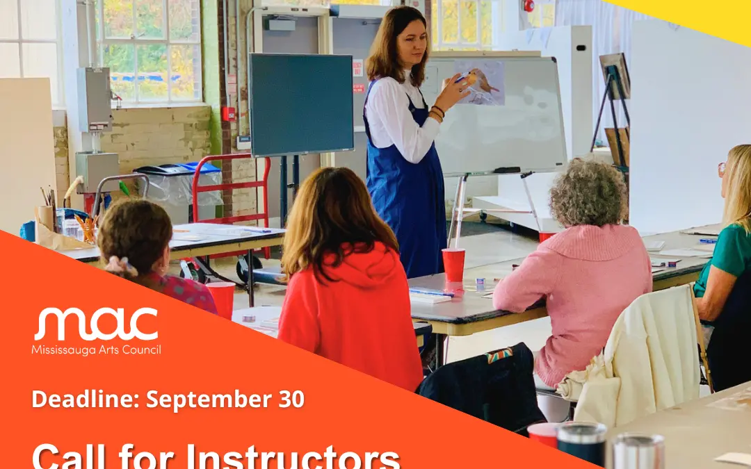 Call for Instructors – CreativeHub 1352 and Lakeshore Art Trail