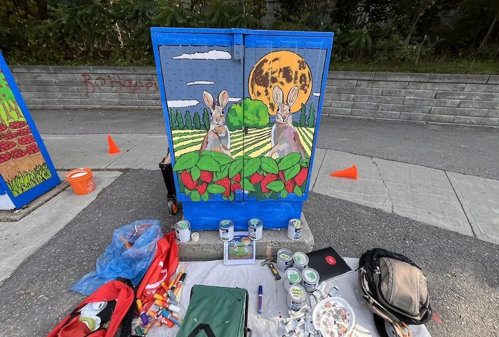 Biggest and Brightest – Hunter’s Moon Celebrated on Handpainted Box by Chris Erskine