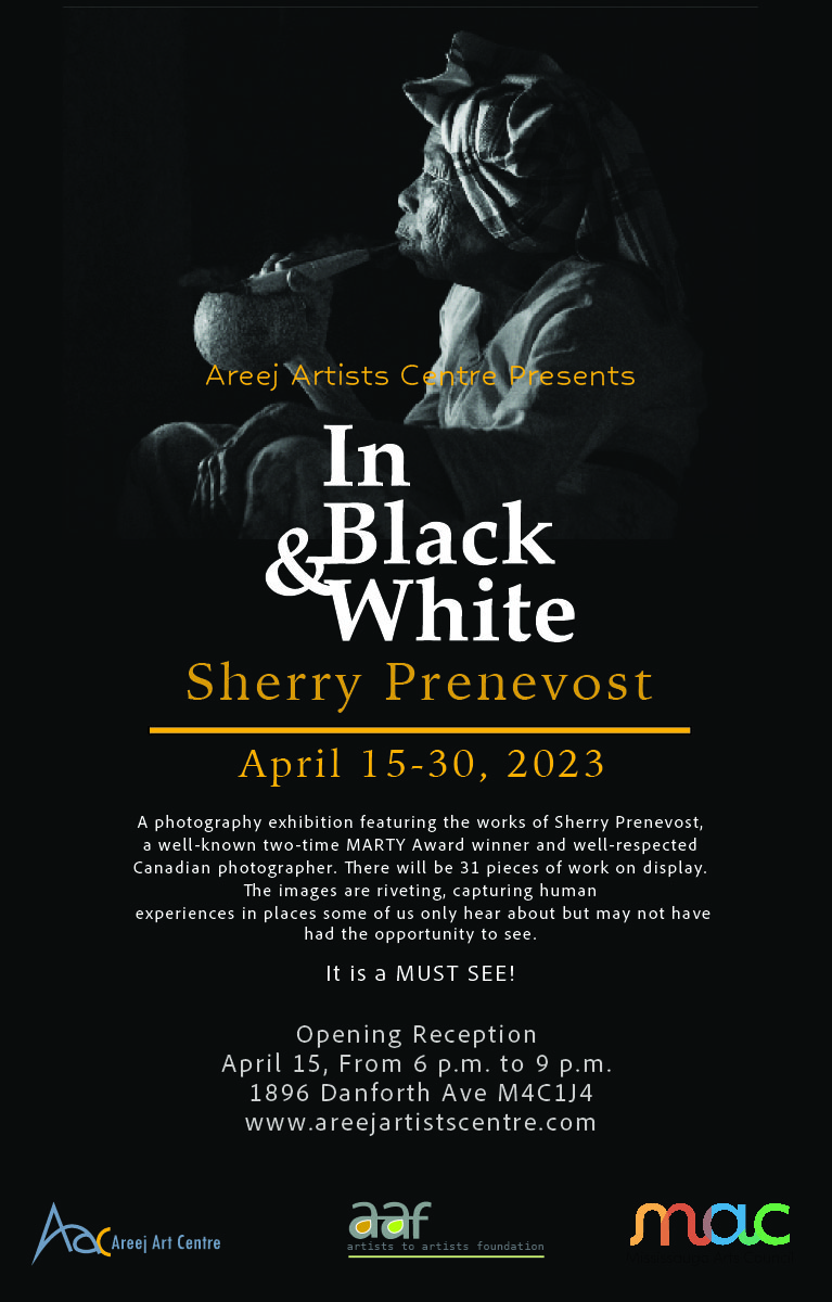 In Black and White – Sherry Prenevost Solo Exhibition Opening Reception