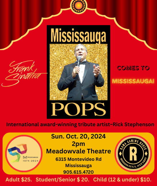 Sinatra Comes to Town – Mississauga Pops and Rick Stephenson