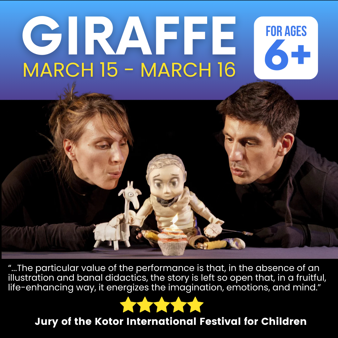 Experience the heartwarming tale of GIRAFFE at Puppet Festival Mississauga!