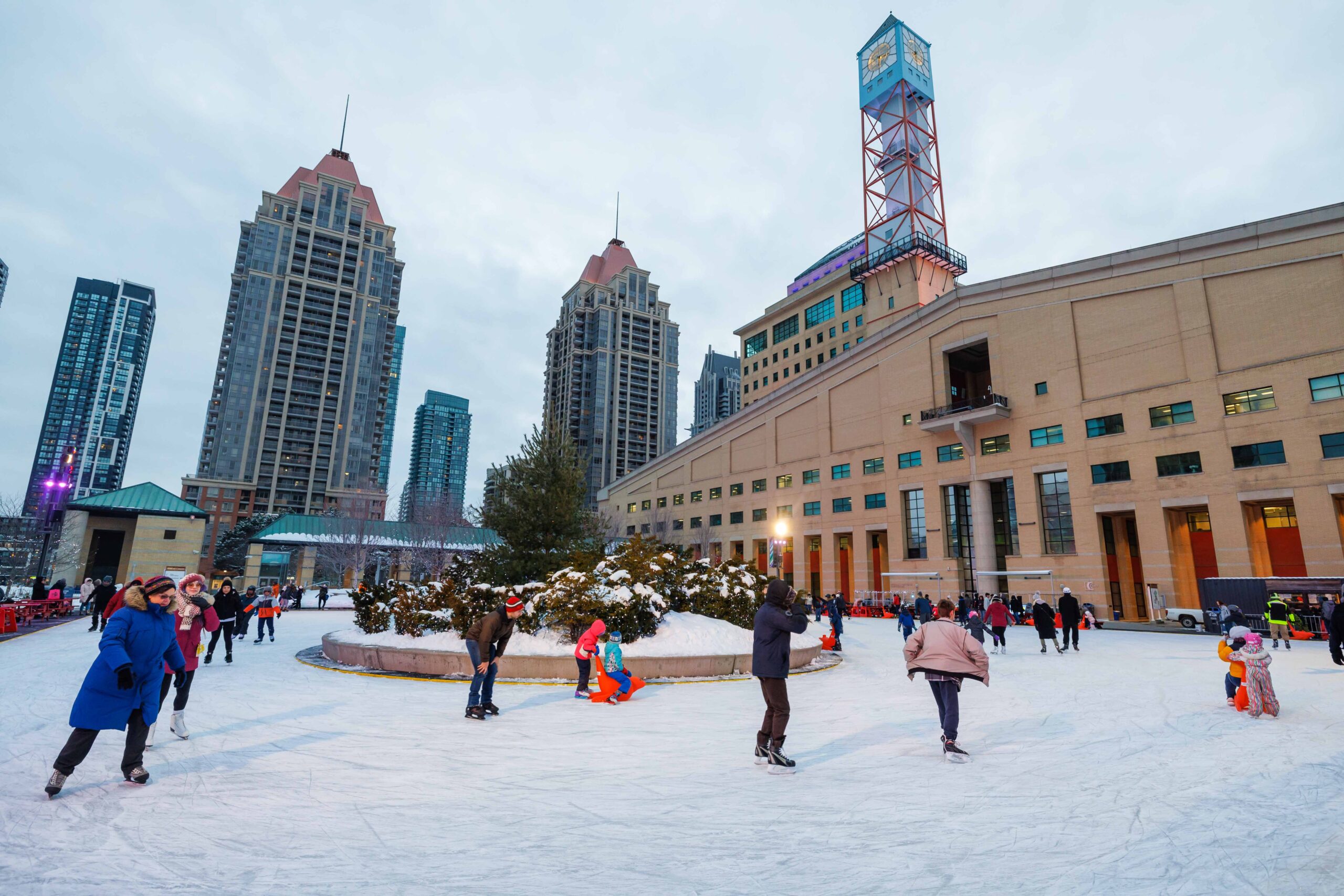 Celebration Square ice rink
