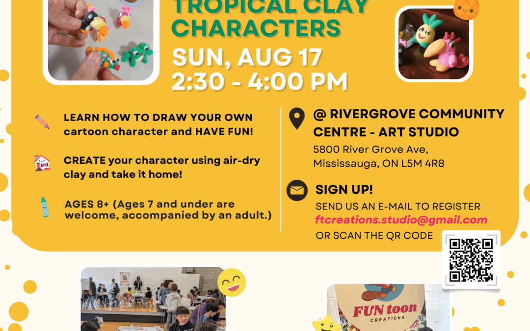 SUMMER CLAYMATES! Create-Your-Own Tropical Clay Characters