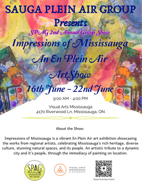 Sauga Plein Air Group 2nd Annual Art Show