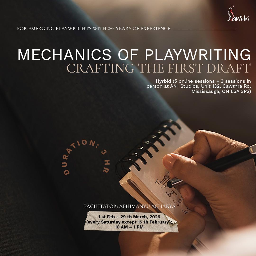 Mechanics of Playwriting Workshop – SAWITRI Theatre Group
