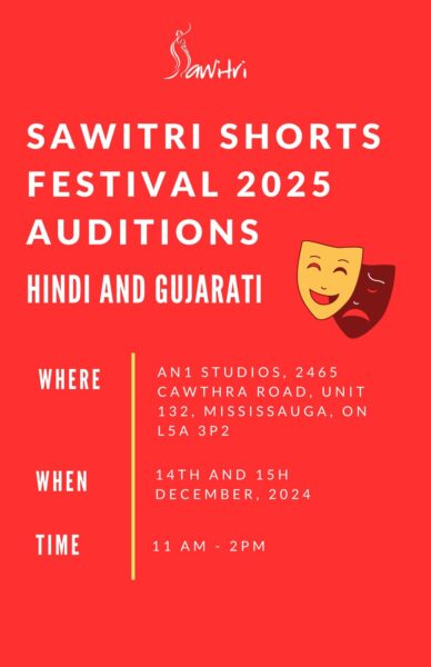 SAWITRI Shorts Festival 2025 – Auditions (Hindi & Gujarati)