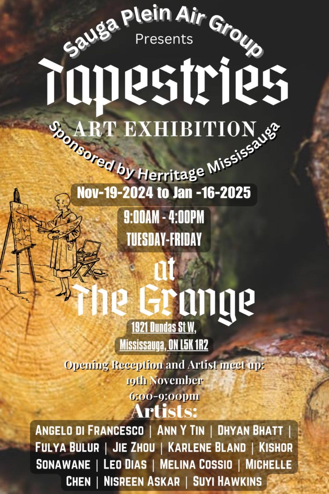 Tapestries – Sauga Plein Air Group Exhibition