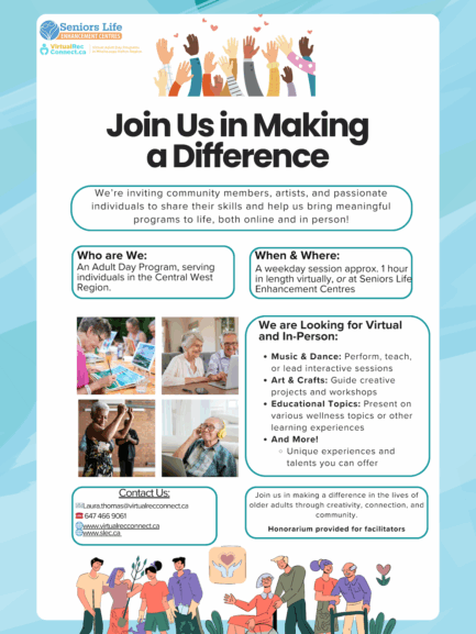 Call for Arts and Education Instructors – VirtualRec Connect