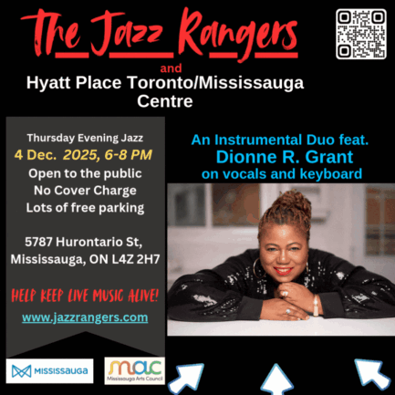 2 Jazz Rangers featuring Dionne R. Grant at the Hyatt Mississauga
