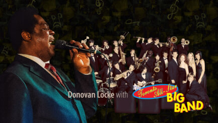 5 Donovan Locke with the Toronto All-Star Big Band