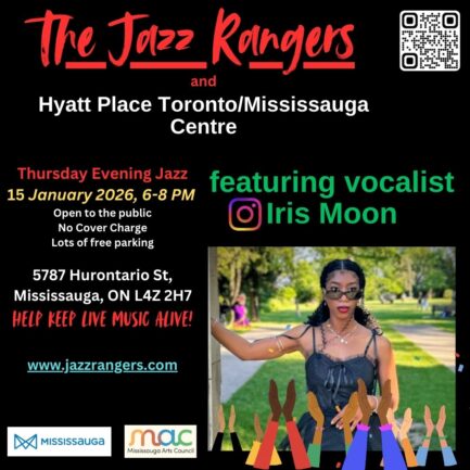 5 Jazz Rangers featuring Iris Moon at the Hyatt Missisauga