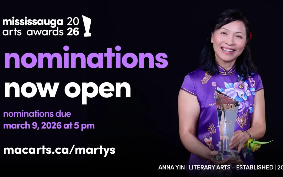 Submit a Nomination – 2026 Mississauga Arts Awards