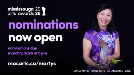 Submit a Nomination – 2026 Mississauga Arts Awards