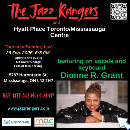 5 Jazz Rangers featuring Dionne R. Grant at the Hyatt Place Toronto/Mississauga