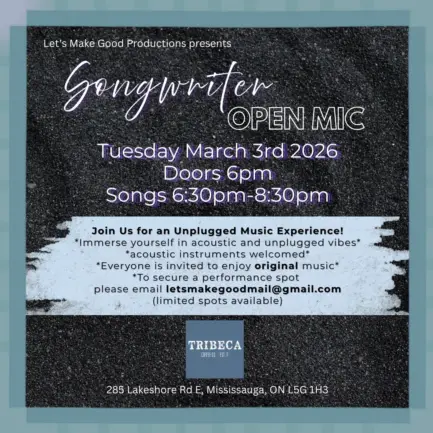 5 Songwriter Open Mic – Let’s Make Good Productions